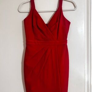 Elegant Red Mini Dress